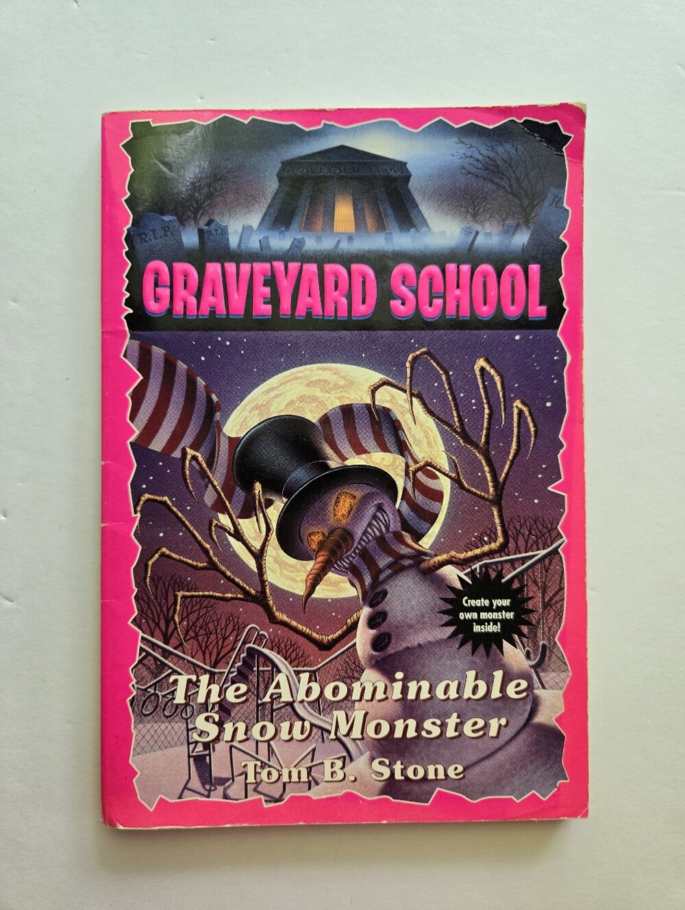 Graveyard School #9 The Abominable Snow Monster Tom B Stone 1995 Skylark Book